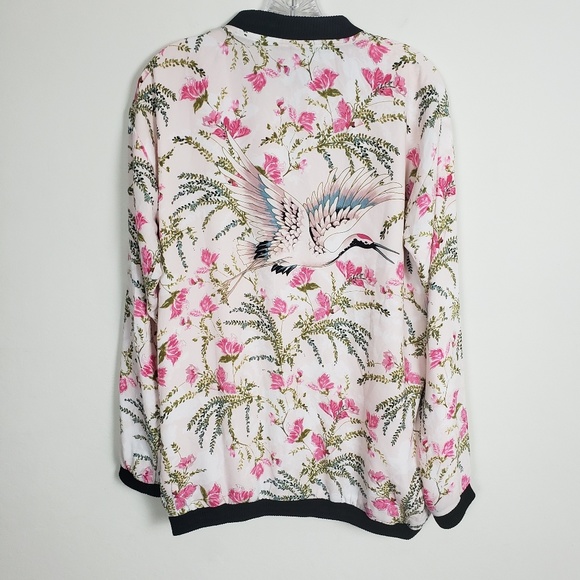 AMONG EQUALS floral bomber jacket - Picture 5 of 7